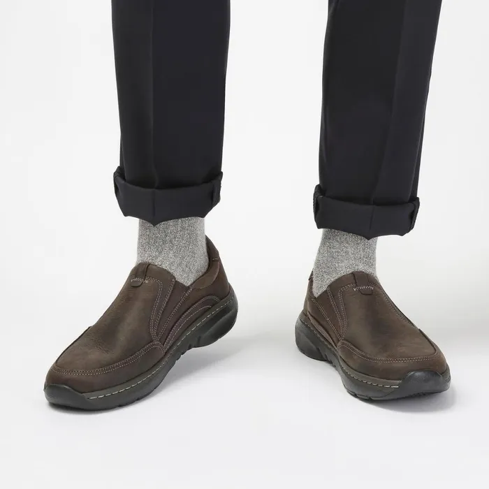 Clarks Loafers Step Dark Brown Tumbled 8211 Men