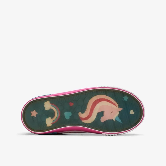 Clarks Machine Washable Foxing Myth Pink Multicolour 8211 Kids