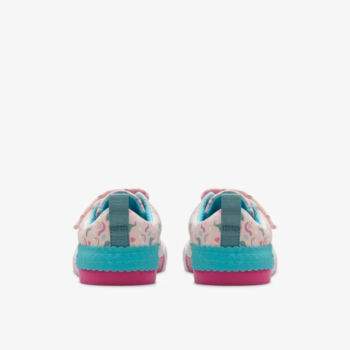 Clarks Machine Washable Foxing Myth Pink Multicolour 8211 Kids