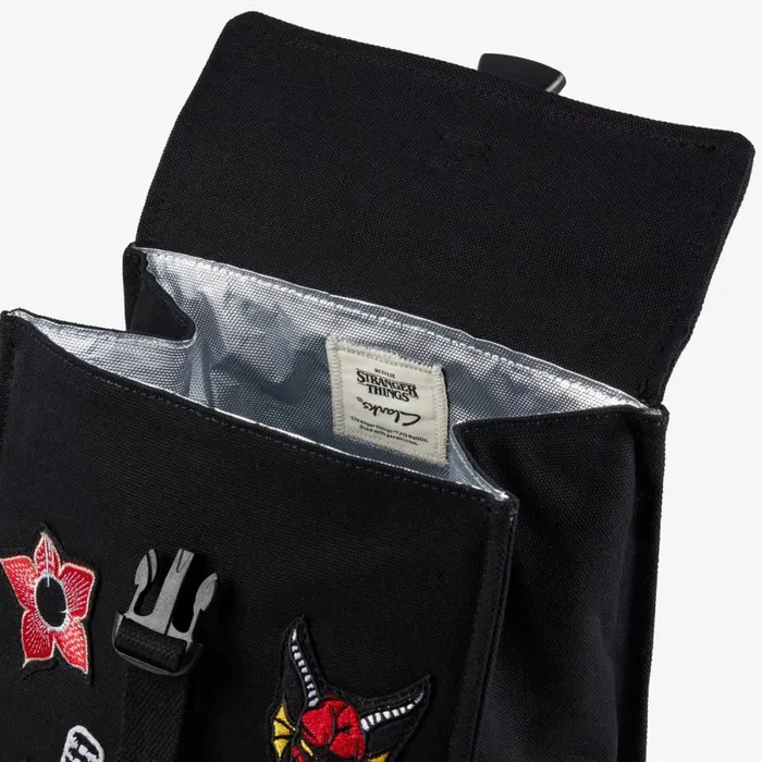 Clarks School Bags Stranger Things Lunchbox Black Combination 8211 Kids