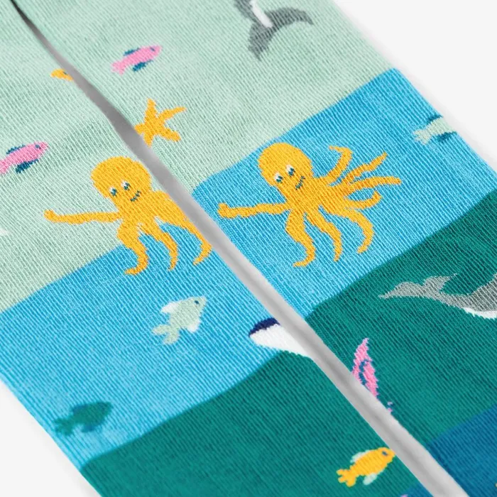 Clarks Socks and Tights Norah Tights 12 Yrs Tropical Seaunderwater 8211 Kids