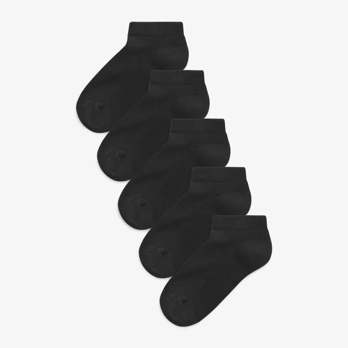 Clarks Socks and Tights Trainer Socks Junior Size 465 Black 8211 Kids