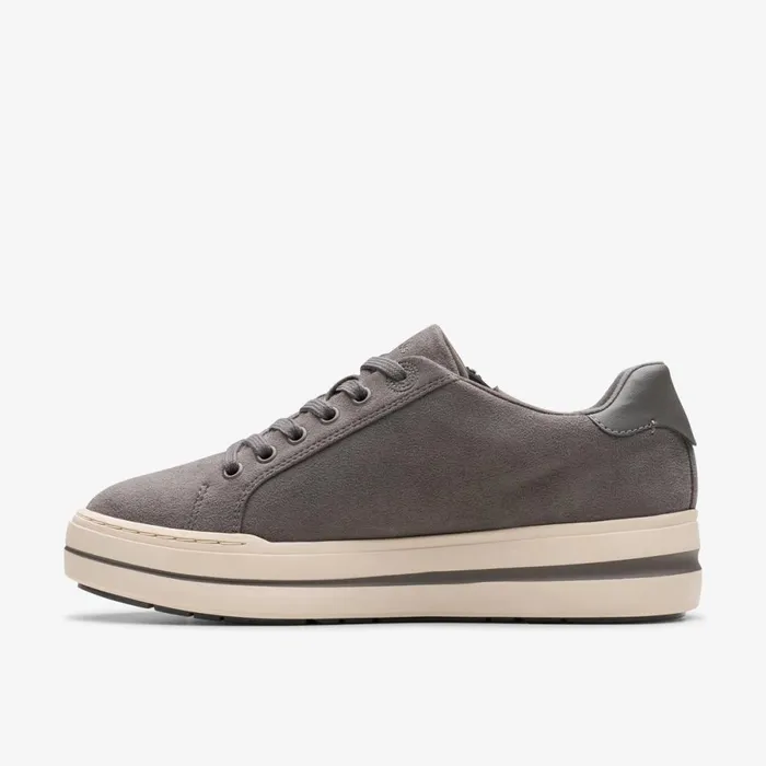 Clarks Trainers Audreigh Sky Dark Grey 8211 Women