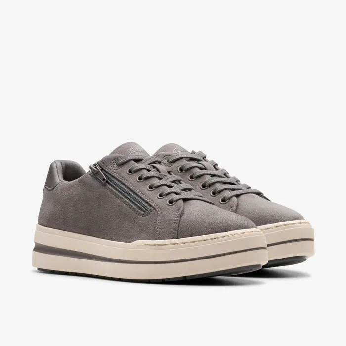 Clarks Trainers Audreigh Sky Dark Grey 8211 Women