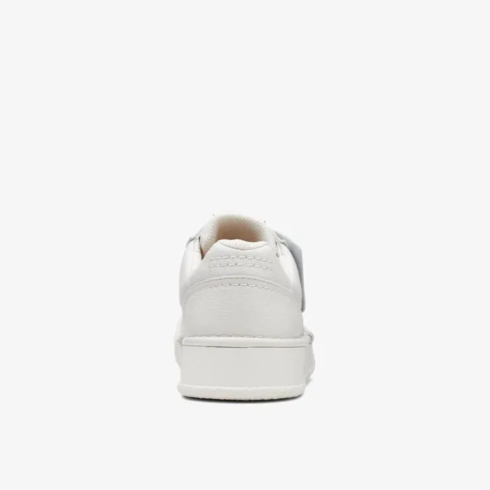 Clarks Trainers Craft Cup Court White Leather 8211 Women