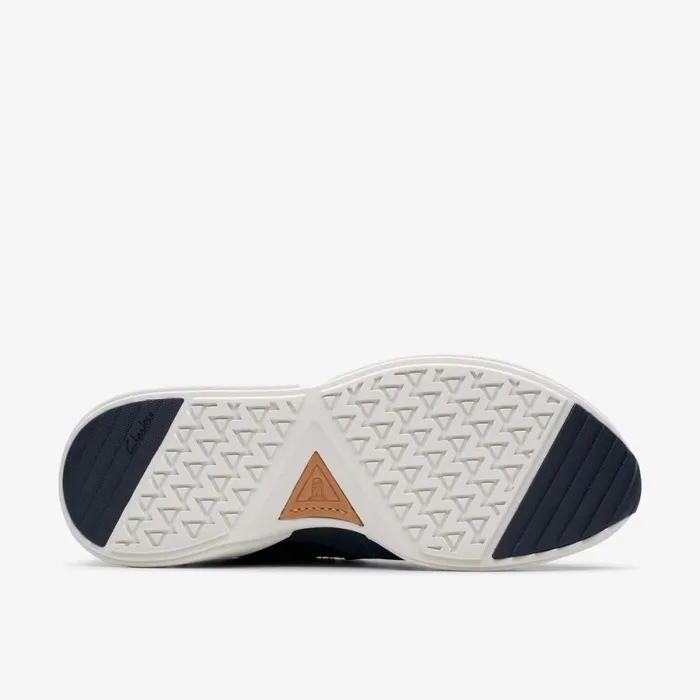 Clarks Trainers Craft Pace Navy Leather 8211 Men