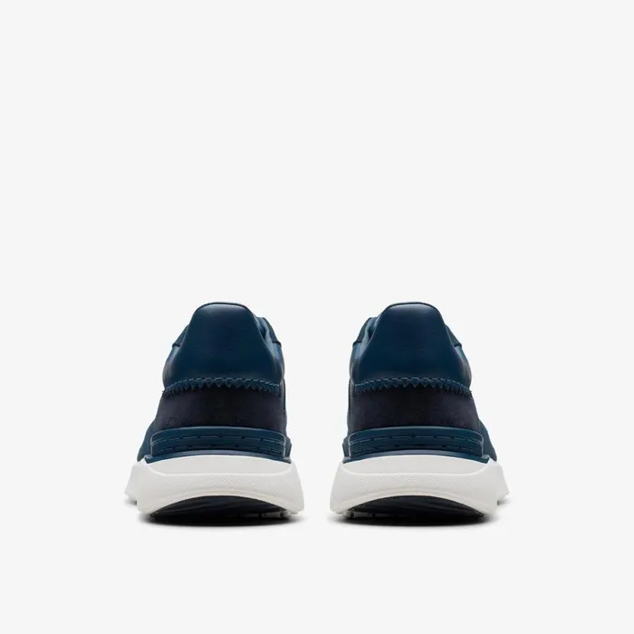 Clarks Trainers Craft Pace Navy Leather 8211 Men