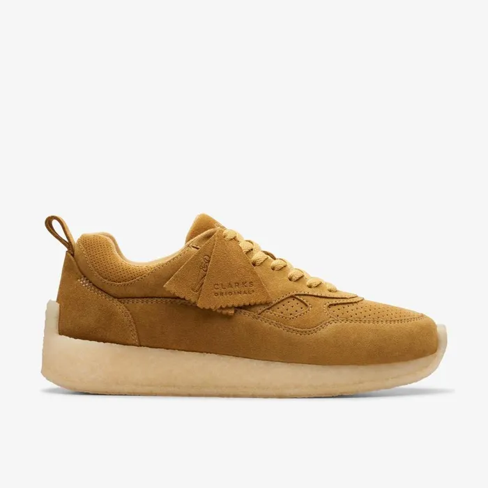 Clarks Trainers Lockhill Tan 8211 Men