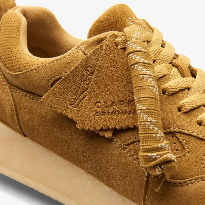 Clarks Trainers Lockhill Tan 8211 Men