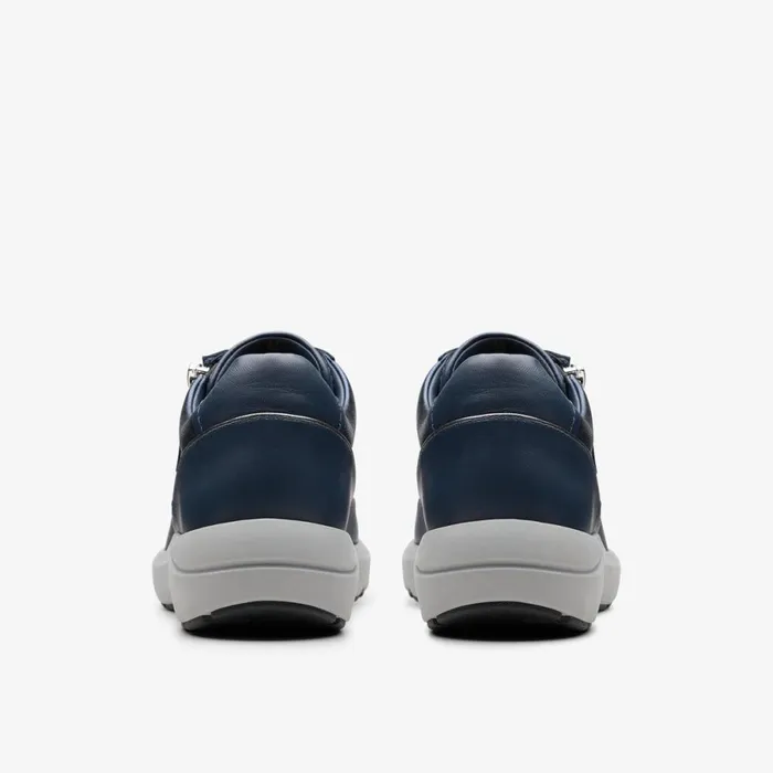 Clarks Trainers Tivoli Zip Navy Combination 8211 Women
