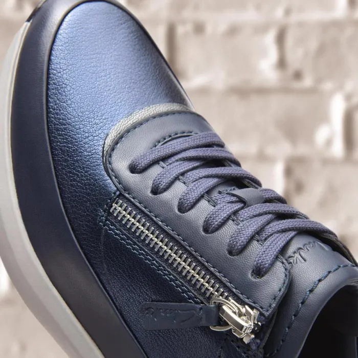 Clarks Trainers Tivoli Zip Navy Combination 8211 Women