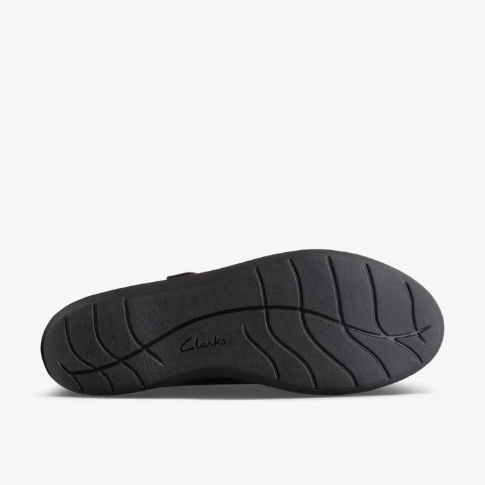 Clarks Wide Fit Shoes Hope Henley Black Leather 8211 Women