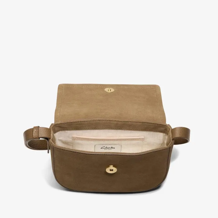Clarks Women039s Bags Casual Cross 2 Dark Sand Suede 8211 Women