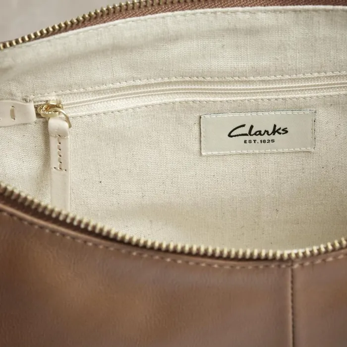 Clarks Women039s Bags Willow Moon Tan Leather 8211 Women