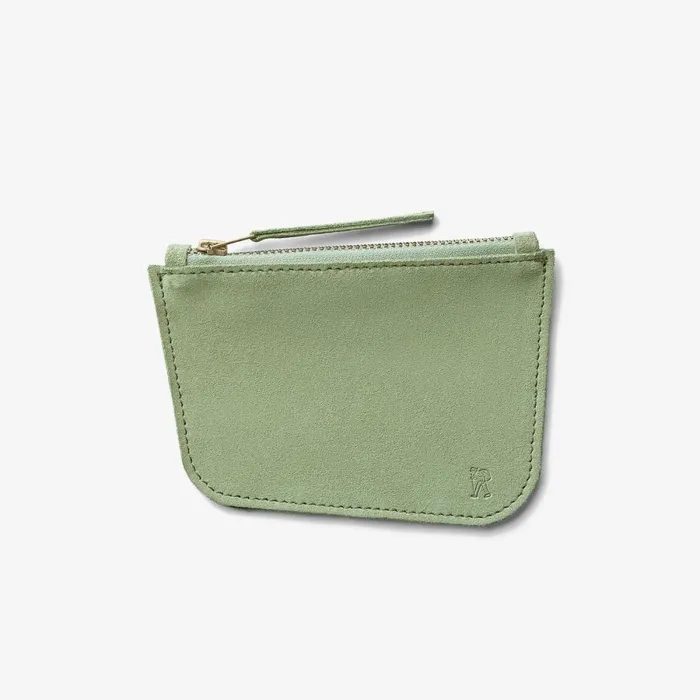 Clarks Women039s Purses Wallabee Coin Green Suede 8211 Women