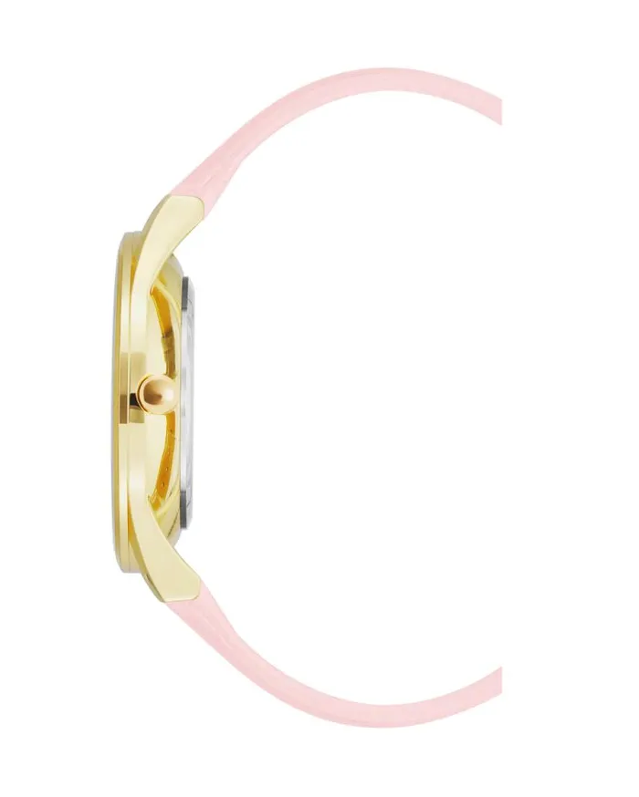 Classic Strap Watch Pink Women Nine West Straps Classic Strap Watch Pink Women Nine West Straps