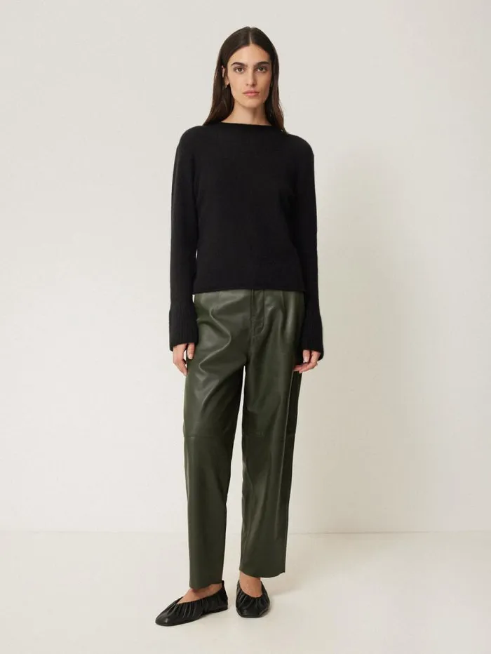 Cloud Cashmere Eldon Jumper Black Women Jigsaw Knitwear and Cashmere