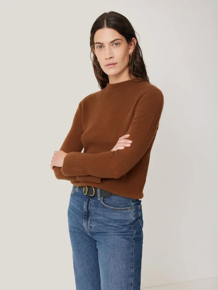Cloud Cashmere Eldon Jumper Toffee Women Jigsaw Knitwear and Cashmere