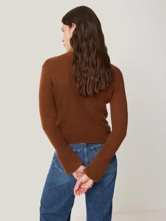 Cloud Cashmere Eldon Jumper Toffee Women Jigsaw Knitwear and Cashmere