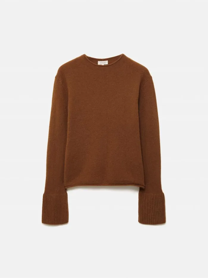 Cloud Cashmere Eldon Jumper Toffee Women Jigsaw Knitwear and Cashmere