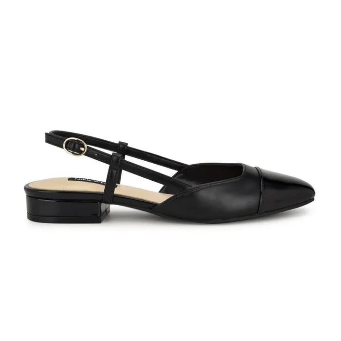 Cloude Slingback Dress Flats Blackblack Women Nine West Flats