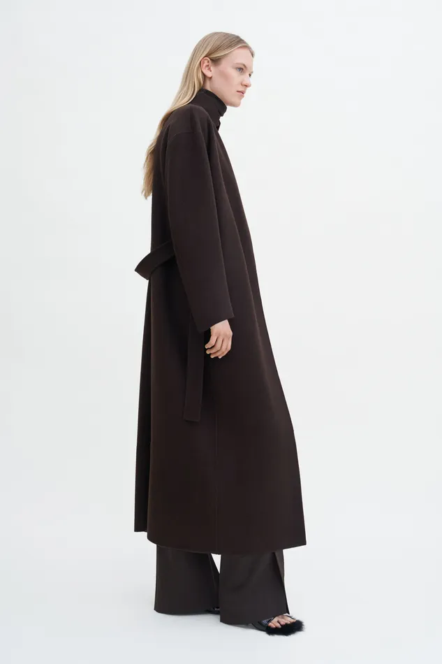Coats and Jackets filippak Women Alexa Coat Dark Chocolate