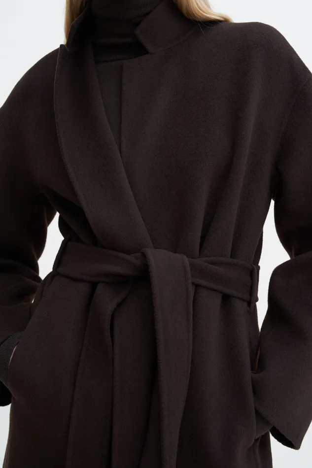 Coats and Jackets filippak Women Alexa Coat Dark Chocolate Coats and Jackets filippak Women Alexa Coat Dark Chocolate
