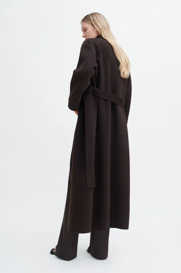 Coats and Jackets filippak Women Alexa Coat Dark Chocolate Coats and Jackets filippak Women Alexa Coat Dark Chocolate