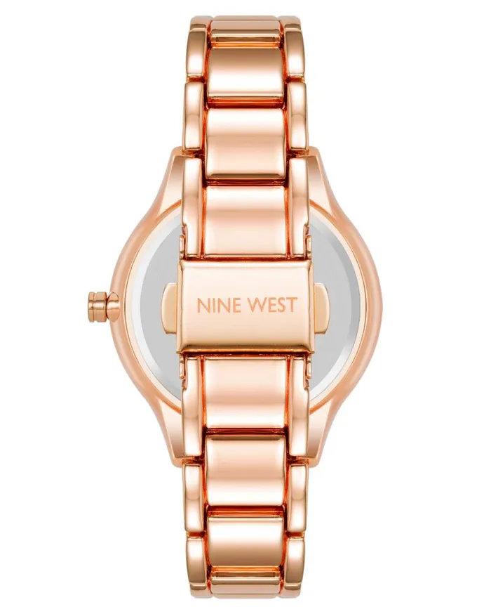 Color Pop Dial Watch Rose Gold Women Nine West Straps Color Pop Dial Watch Rose Gold Women Nine West Straps