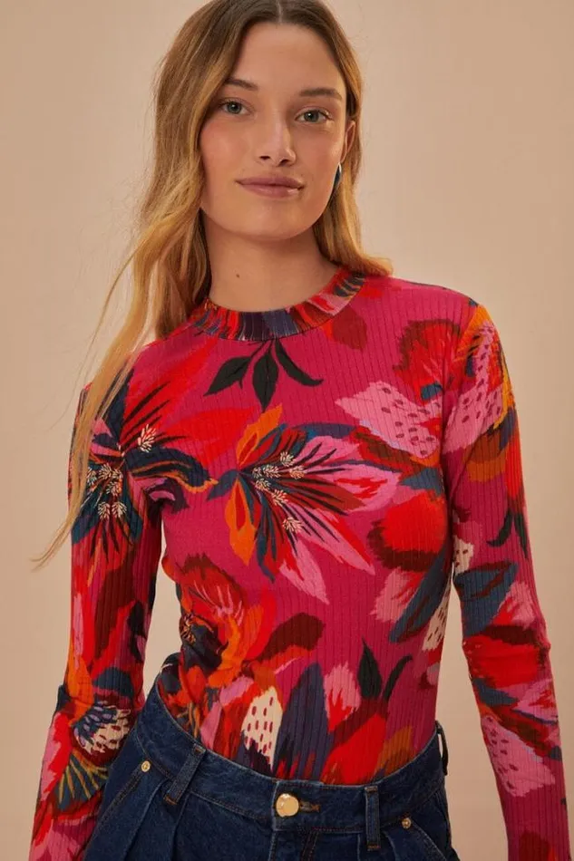 Colorful Flowers Bodysuit Women FARM Rio Bodysuits
