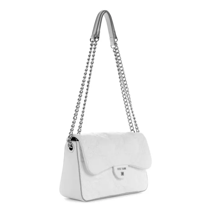 Cosette Flap Convertible Crossbody White Women Nine West Crossbody Cosette Flap Convertible Crossbody White Women Nine West Crossbody