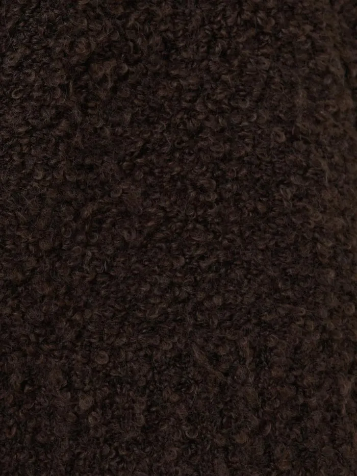 Cosy Boucle Scarf Cardi Brown Women Jigsaw Pyjamas and Loungewear
