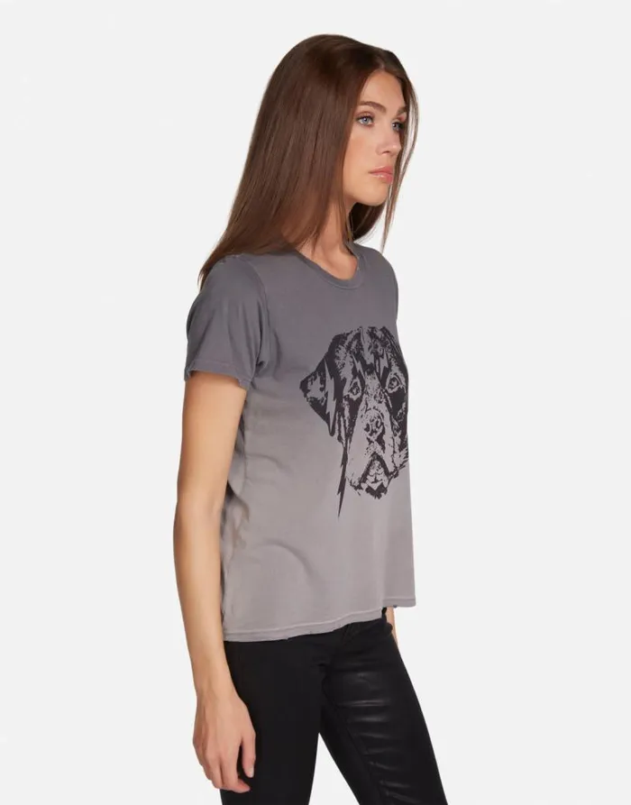 Croft Lightning Rottweiler Lt Onyx Ombre Women Lauren Moshi Short Sleeve