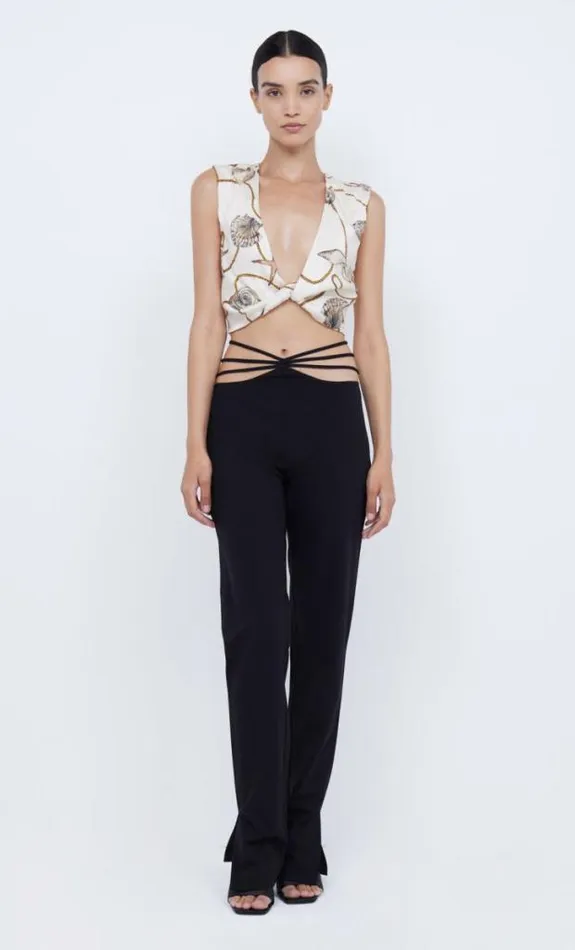 Cropped Shop Bec Bridge Bayside Twist Crop Top Parisian Shell