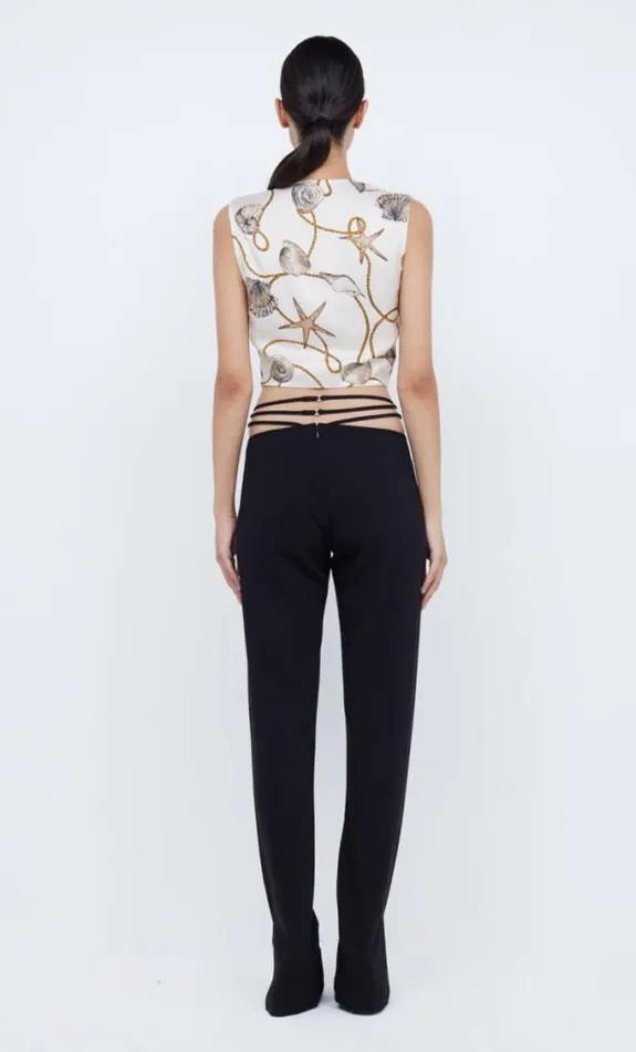 Cropped Shop Bec Bridge Bayside Twist Crop Top Parisian Shell