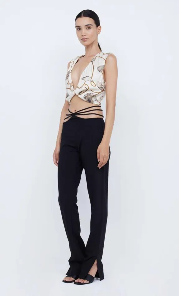Cropped Shop Bec Bridge Bayside Twist Crop Top Parisian Shell