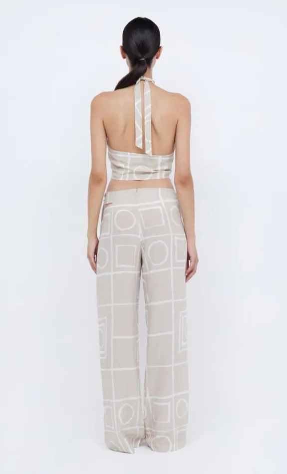 Cropped Shop Bec Bridge Salma Halter Top Checkers