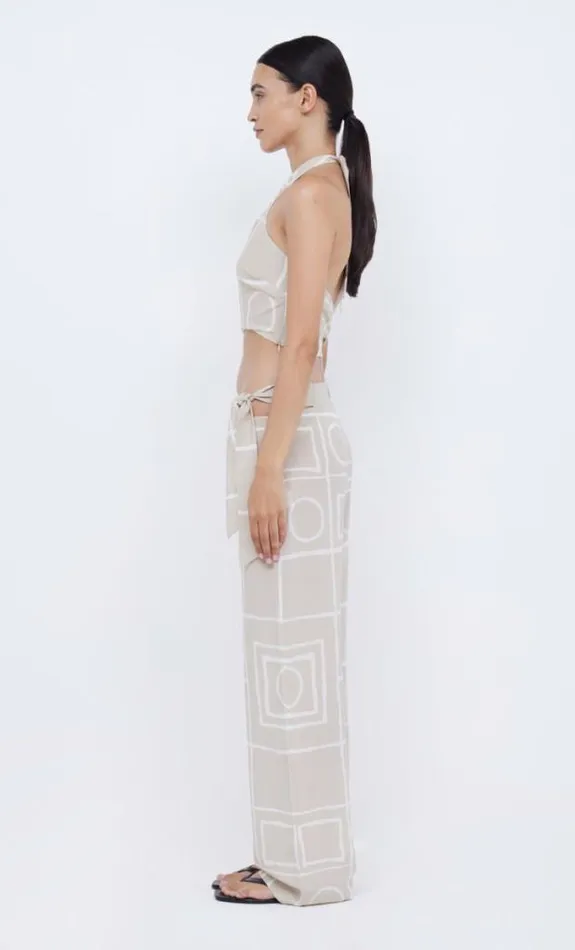Cropped Shop Bec Bridge Salma Halter Top Checkers