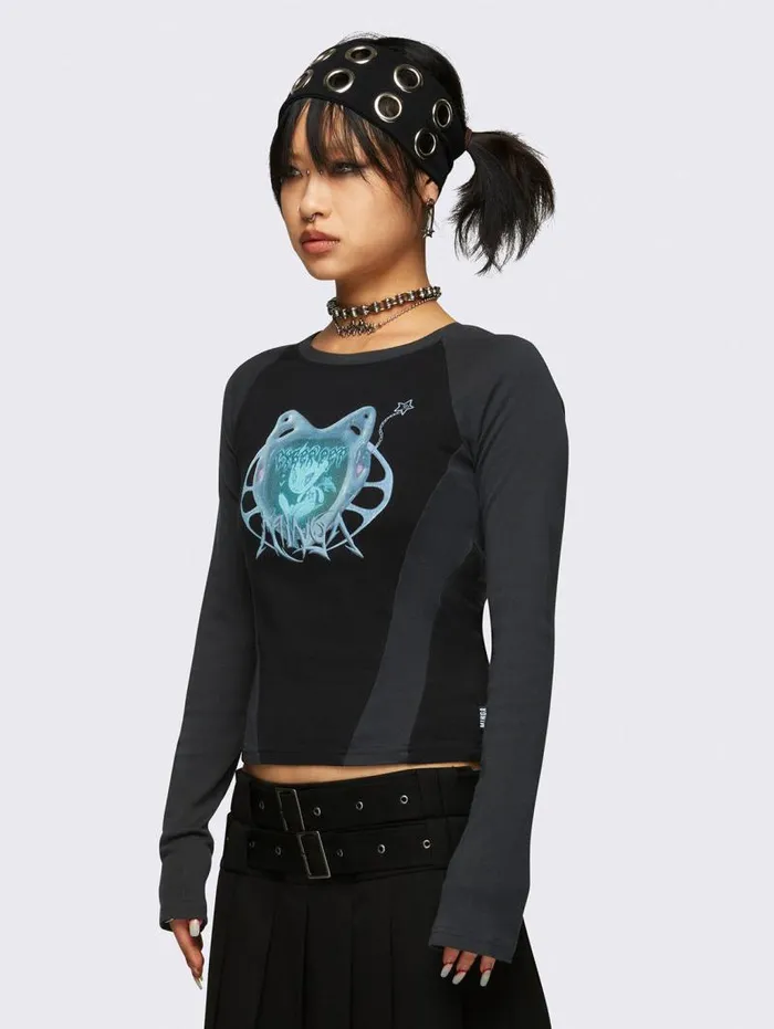Cyber Baddie Top Women Minga London Tops and TShirts