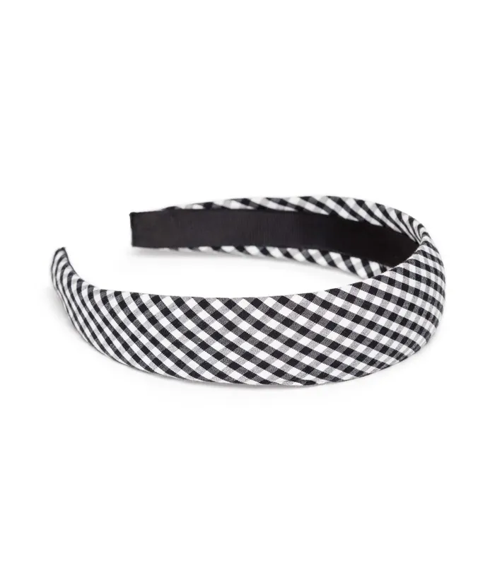 DEN Hair Accessories Women Jeanie Headband Gingham DEN Hair Accessories Women Jeanie Headband Gingham