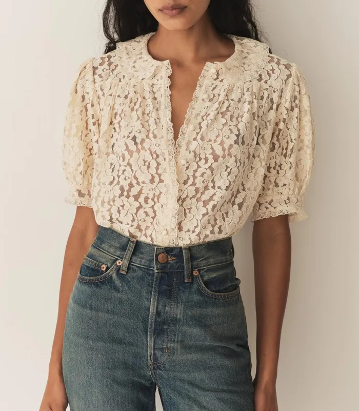 DEN Tops Women Lenore Top Mother Of Pearl