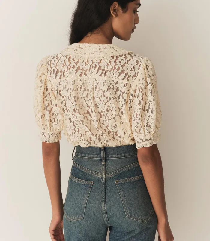 DEN Tops Women Lenore Top Mother Of Pearl