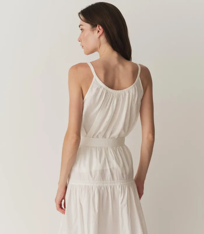 DEN Tops Women Nalina Linen Top Salt DEN Tops Women Nalina Linen Top Salt