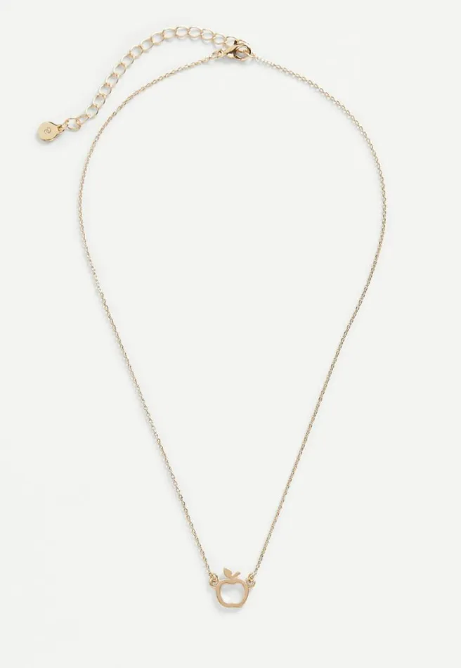 Dainty Apple Necklace Women Maurices Jewelry