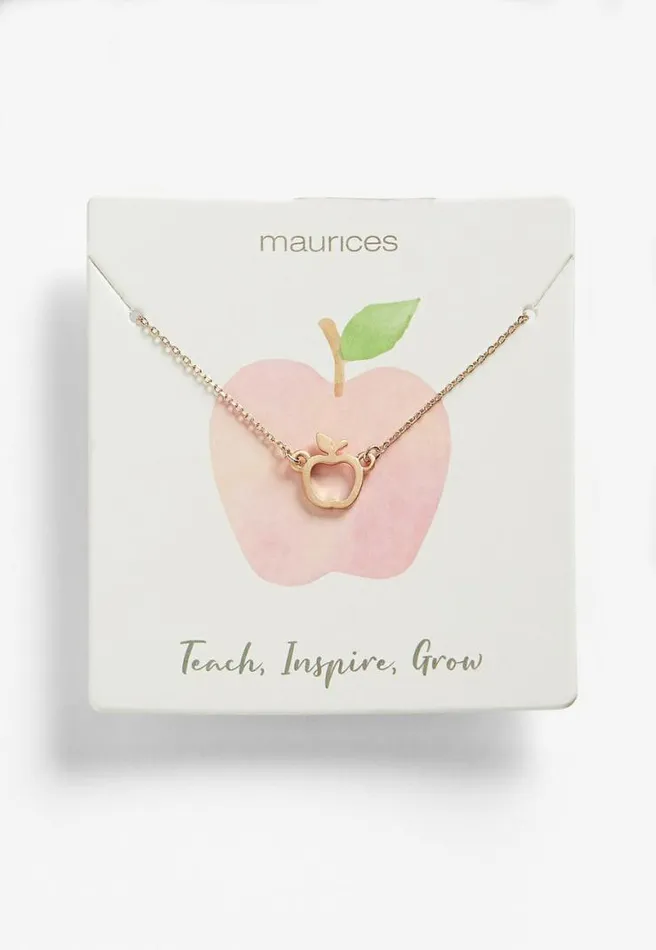 Dainty Apple Necklace Women Maurices Jewelry