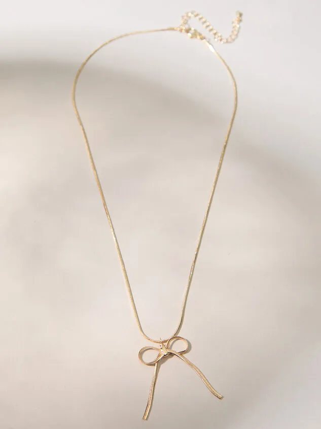 Dainty Bow Necklace Gold Women Altar039d State Necklaces Dainty Bow Necklace Gold Women Altar039d State Necklaces