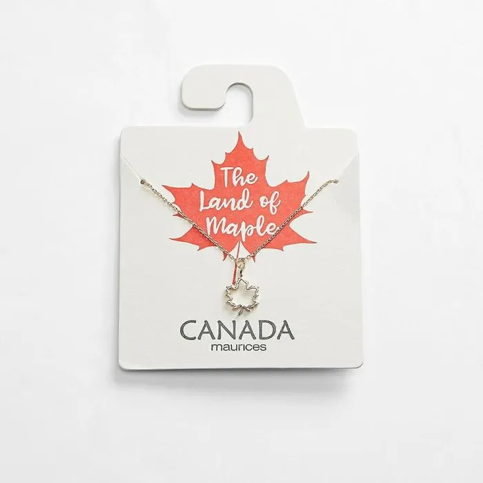 Dainty Canada Necklace Women Maurices Jewelry