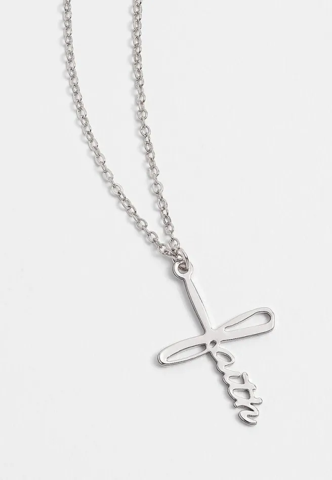 Dainty Faith Cross Necklace Women Maurices Jewelry