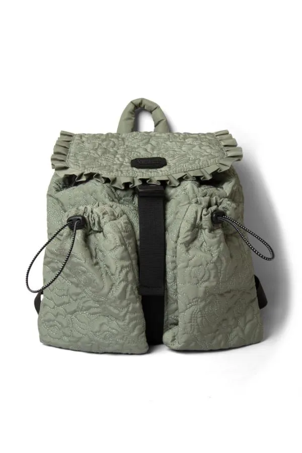 Damson Madder Bags Accessories Rose Quilted Backpack Khaki