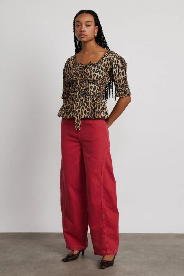 Damson Madder Bottoms Women Dion Jean 8211 Red